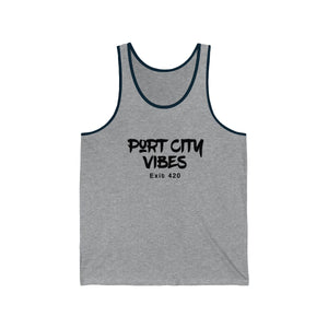 Port City Vibes EXIT 420 Jersey Tank