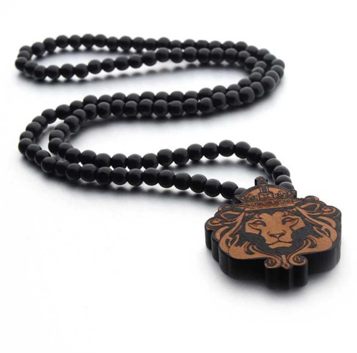 Lion King Wooden Carved Necklace *Now Available