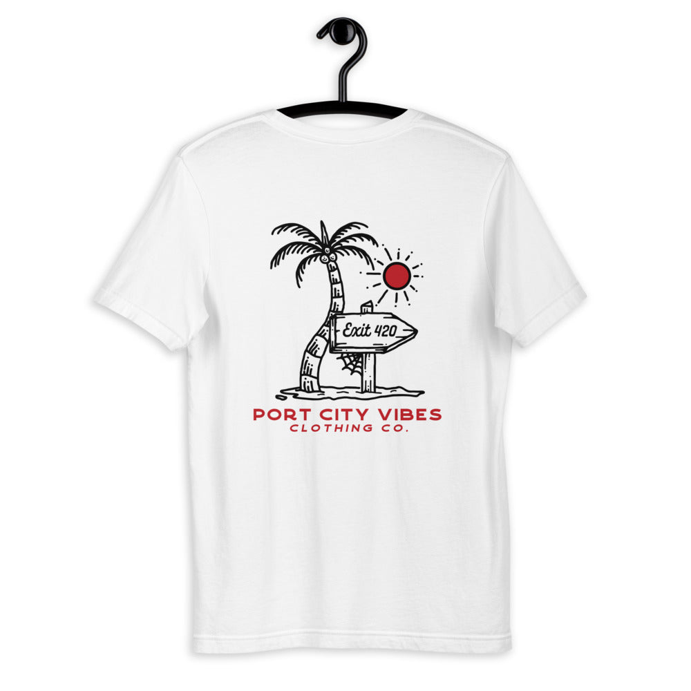 Port City Vibes Exit 420 beach Tee