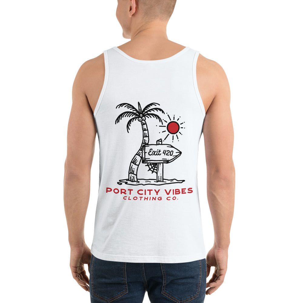 Port City Vibes Exit 420 Beach Tank