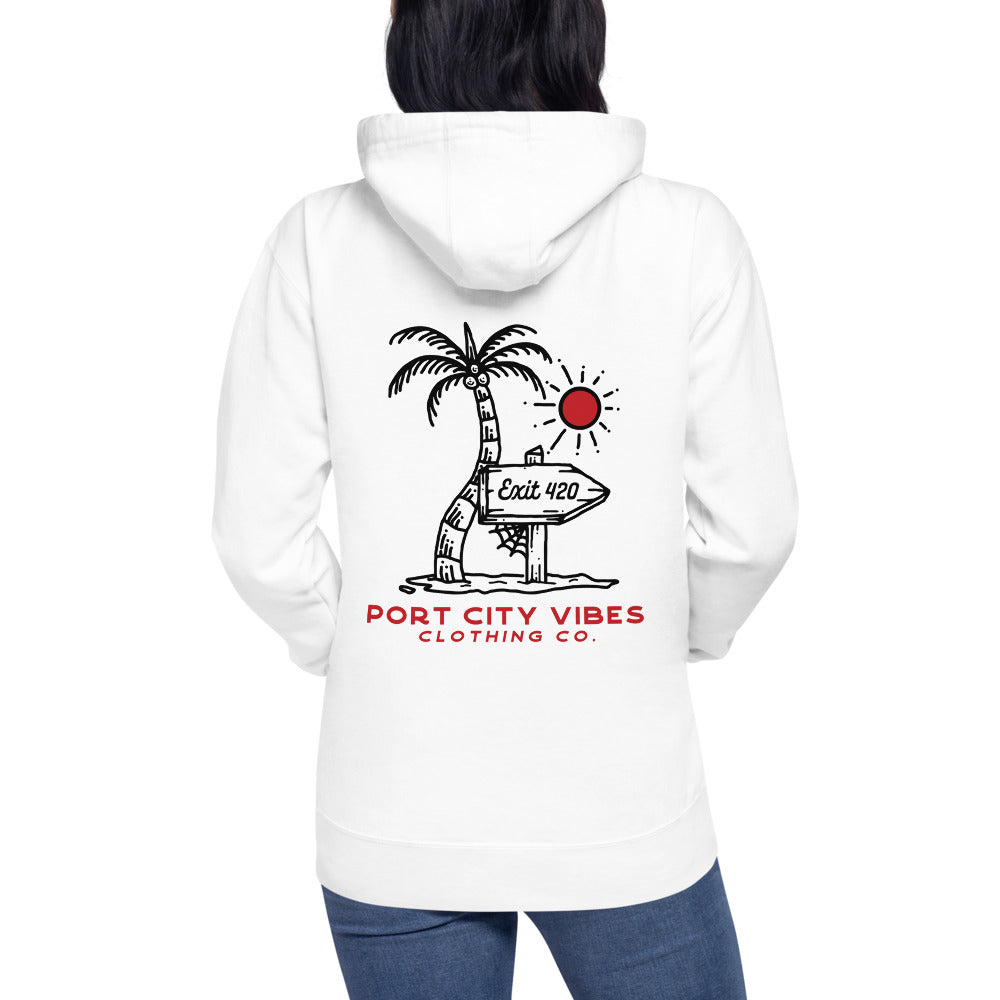 Port City Vibes Exit 420 Beach Hoodie