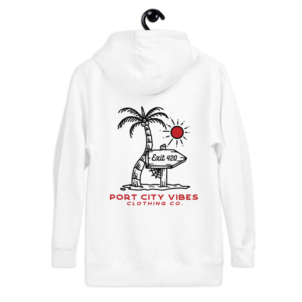 Port City Vibes Exit 420 Beach Hoodie