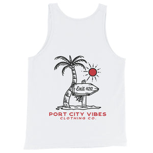 Port City Vibes Exit 420 Beach Tank